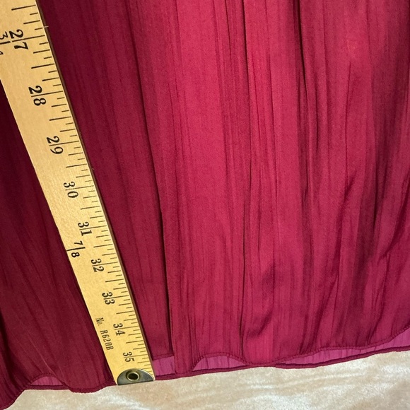 Simply Vera Wang  Elegant Burgundy Sleeveless Dress - Picture 8 of 10